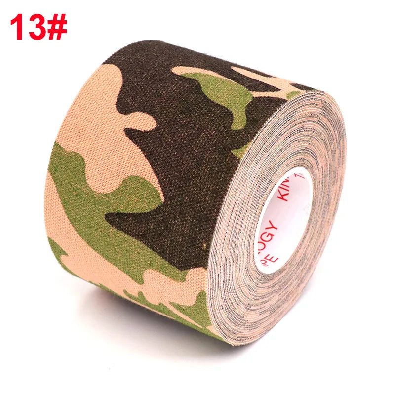 2.5cm/5cm Kinesiology Tape Athletic Bands 5m Sport Recovery Strapping Gym Waterproof Tennis Muscle Pain Relief Knee Bandage