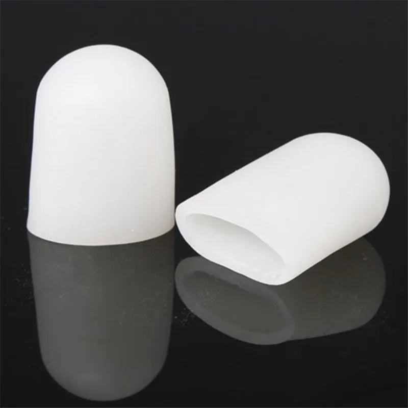 2Pcs Silicone Gel Tube Bandage Finger & Toe Protectors Foot Feet Pain Relief Guard for Feet Care insoles Feet Care Tool
