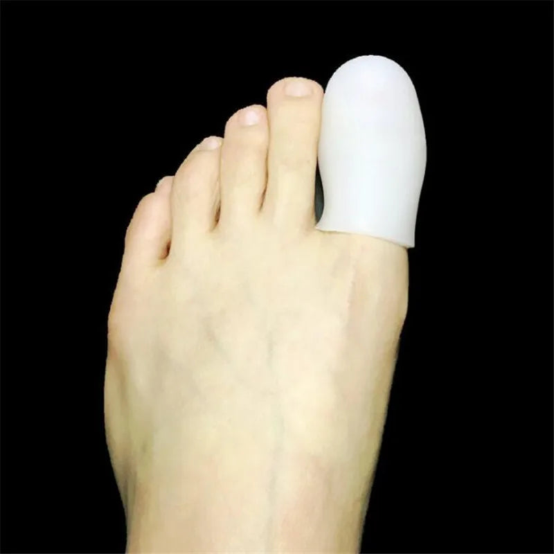 2Pcs Silicone Gel Tube Bandage Finger & Toe Protectors Foot Feet Pain Relief Guard for Feet Care insoles Feet Care Tool
