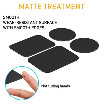 5PCS Car Phone Holder Metal Plate Magnetic Holder Round Square Sticker iron Sheet for Mobile Tablet Magnet Disk Desk Car Stand