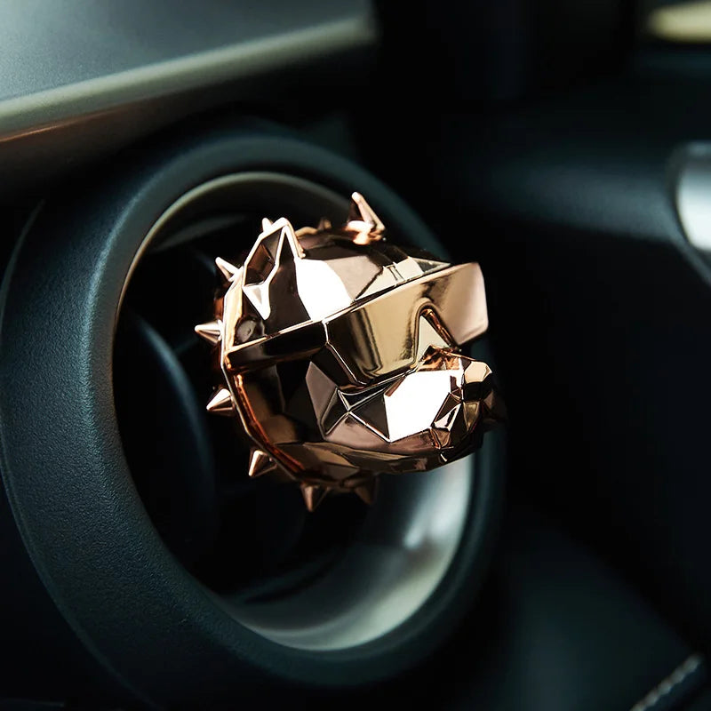 NO PERFUME Bulldog Air Freshener Car Perfume Car Decoration Auto Geur Clip Bulldog Fragrance Scent Parfum Voiture Car Diffuser