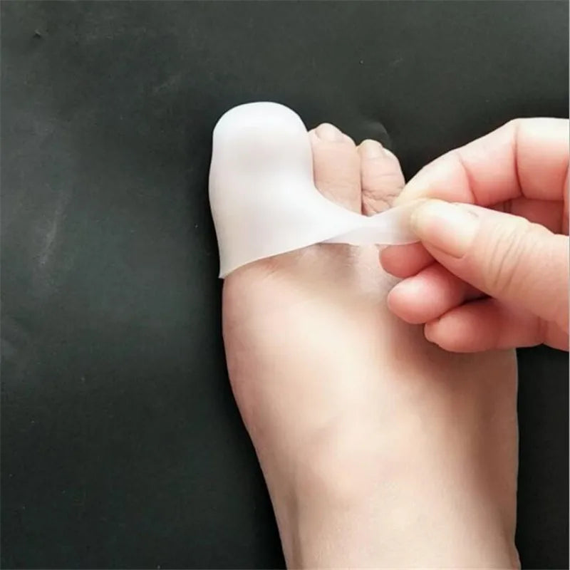 2Pcs Silicone Gel Tube Bandage Finger & Toe Protectors Foot Feet Pain Relief Guard for Feet Care insoles Feet Care Tool
