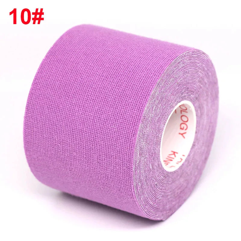 2.5cm/5cm Kinesiology Tape Athletic Bands 5m Sport Recovery Strapping Gym Waterproof Tennis Muscle Pain Relief Knee Bandage