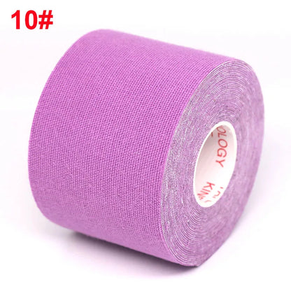 2.5cm/5cm Kinesiology Tape Athletic Bands 5m Sport Recovery Strapping Gym Waterproof Tennis Muscle Pain Relief Knee Bandage