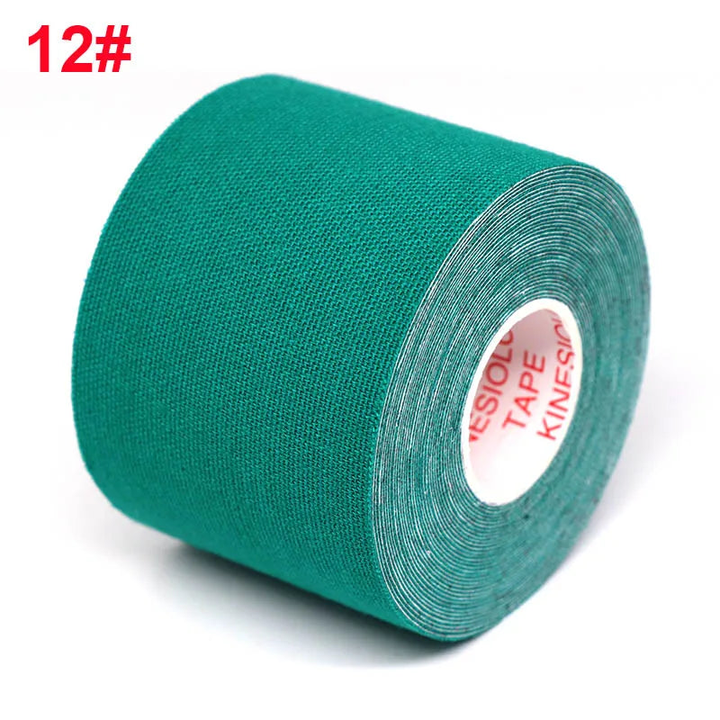 2.5cm/5cm Kinesiology Tape Athletic Bands 5m Sport Recovery Strapping Gym Waterproof Tennis Muscle Pain Relief Knee Bandage
