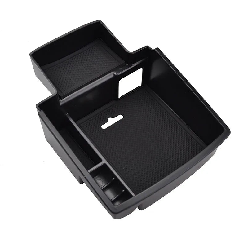 Armrest Storage Box For AUDI Q5 2009-2017 Center Console Bin Glove Tray Holder Case Car Organizer 2010 2011 2012 2013 2014 2015