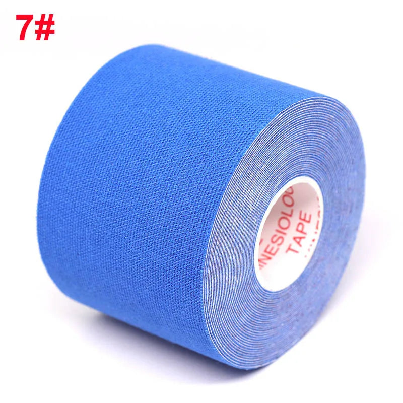 2.5cm/5cm Kinesiology Tape Athletic Bands 5m Sport Recovery Strapping Gym Waterproof Tennis Muscle Pain Relief Knee Bandage