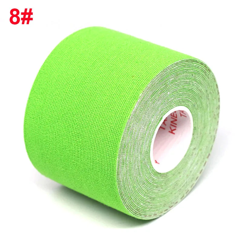 2.5cm/5cm Kinesiology Tape Athletic Bands 5m Sport Recovery Strapping Gym Waterproof Tennis Muscle Pain Relief Knee Bandage