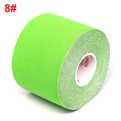 2.5cm/5cm Kinesiology Tape Athletic Bands 5m Sport Recovery Strapping Gym Waterproof Tennis Muscle Pain Relief Knee Bandage