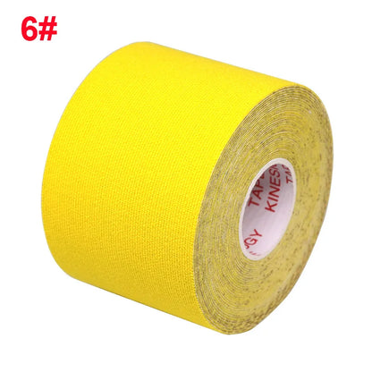 2.5cm/5cm Kinesiology Tape Athletic Bands 5m Sport Recovery Strapping Gym Waterproof Tennis Muscle Pain Relief Knee Bandage