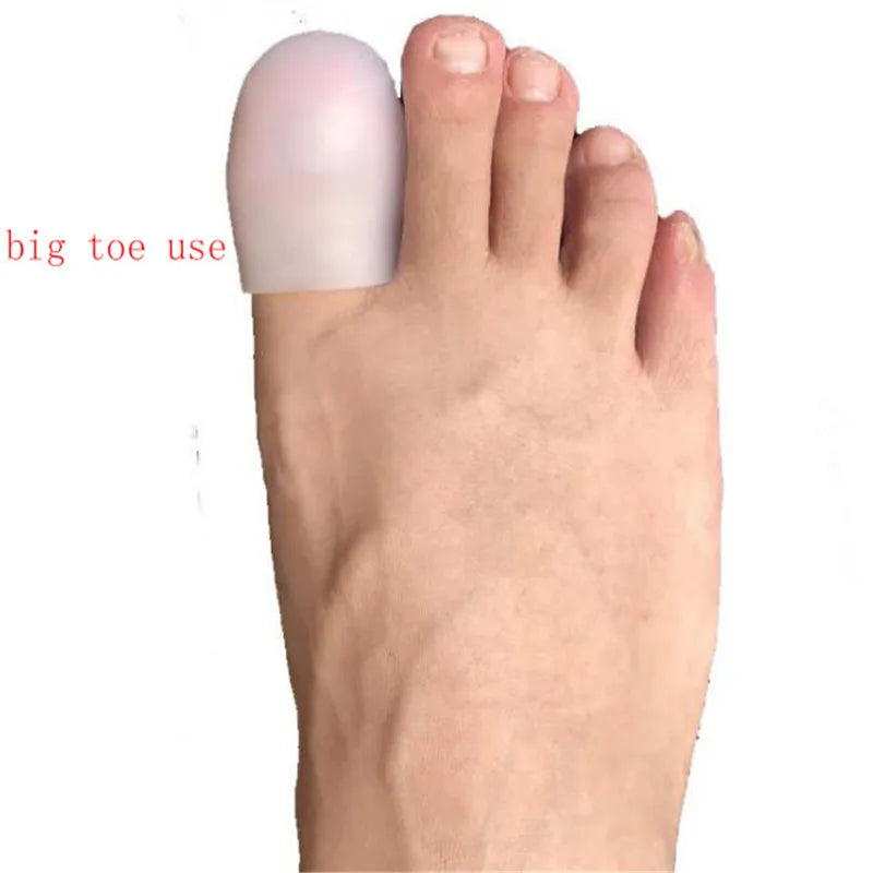 2Pcs Silicone Gel Tube Bandage Finger & Toe Protectors Foot Feet Pain Relief Guard for Feet Care insoles Feet Care Tool