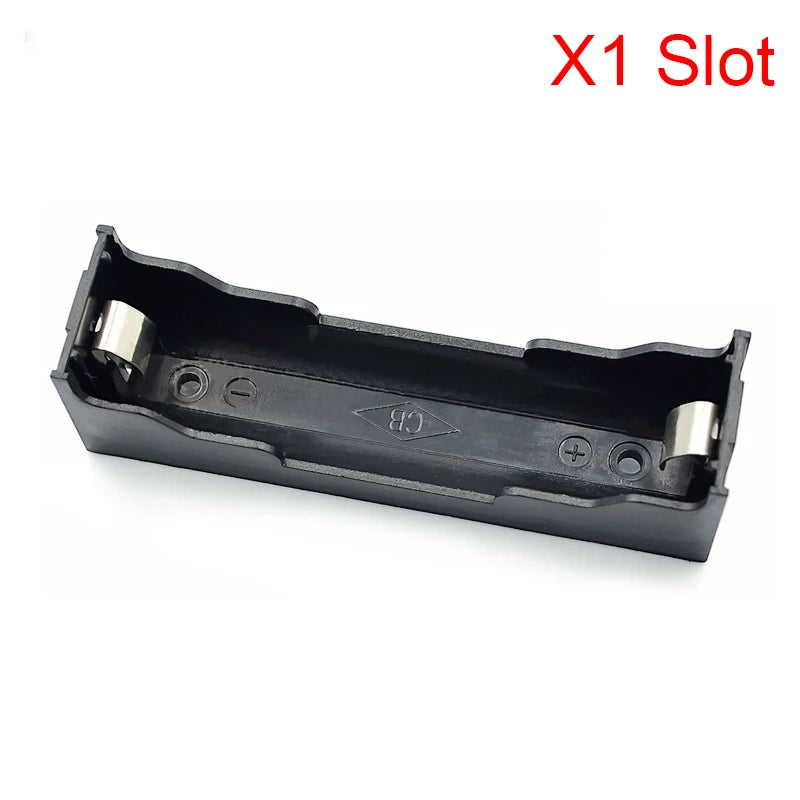 New DIY ABS 18650 Power Bank Cases 1X 2X 3X 4X 18650 Battery Holder Storage Box Case 1 2 3 4 Slot Batteries Container Hard Pin