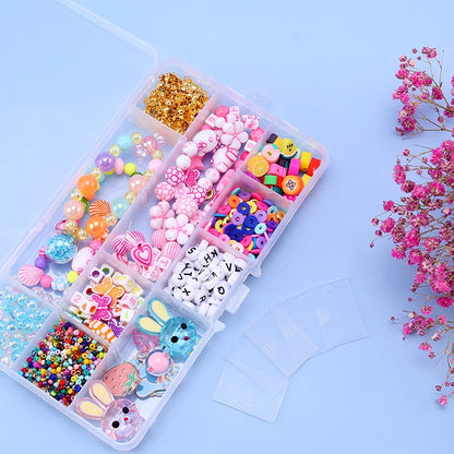 Plastic Jewelry Box – Adjustable 10/15/24 Compartment Slot Organizer