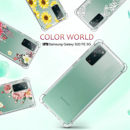 Shockproof Case for Samsung Galaxy S20 FE / S21 FE Transparent Clear Phone Cases for Samsung Galaxy S20 FE Back Cover