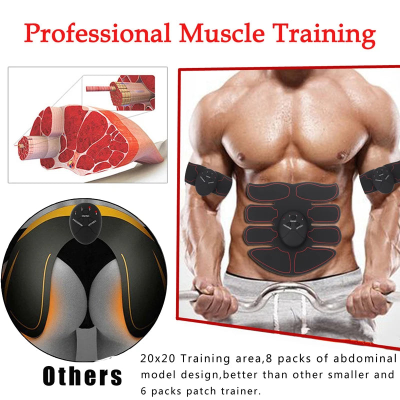EIENACOCO EMS Wireless Muscle Stimulator — 6-Mode Body Toner