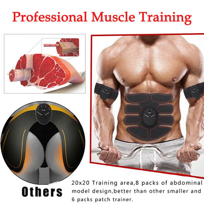 EIENACOCO EMS Wireless Muscle Stimulator — 6-Mode Body Toner