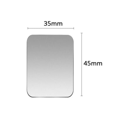5PCS Car Phone Holder Metal Plate Magnetic Holder Round Square Sticker iron Sheet for Mobile Tablet Magnet Disk Desk Car Stand
