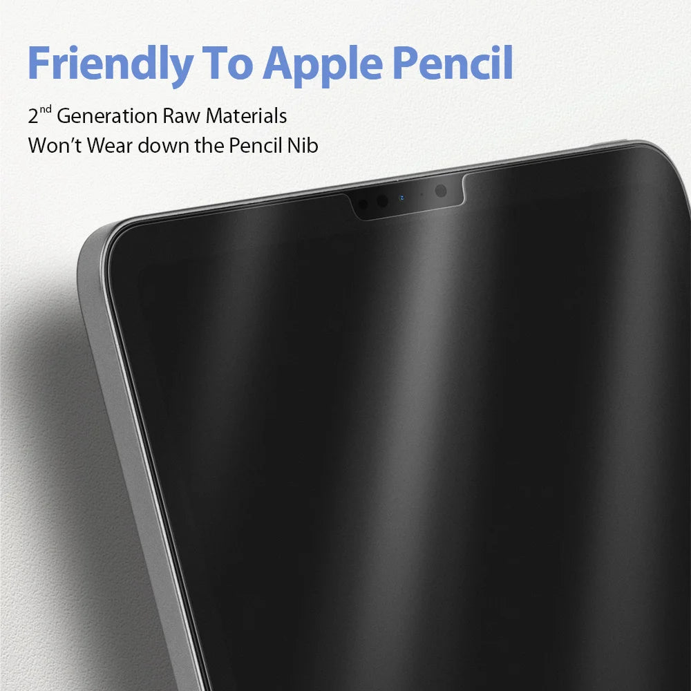 Paper Feel Screen Protector Film Matte PET Painting For iPad 7th 8th 9th 10.2 10th Generation Air 4 5 10.9 Pro 11 Air 3 Pro 10.5
