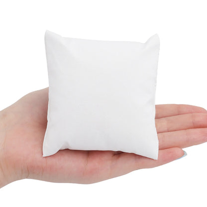 Jewelry Pillow Stand Velvet PU Leather Holder Organizer – Bracelet, Bangle, Anklet & Watch Display Photography Prop