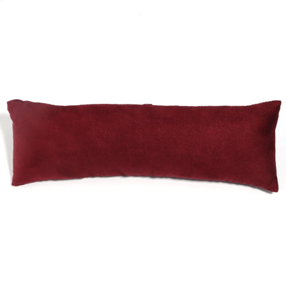 Jewelry Pillow Stand Velvet PU Leather Holder Organizer – Bracelet, Bangle, Anklet & Watch Display Photography Prop