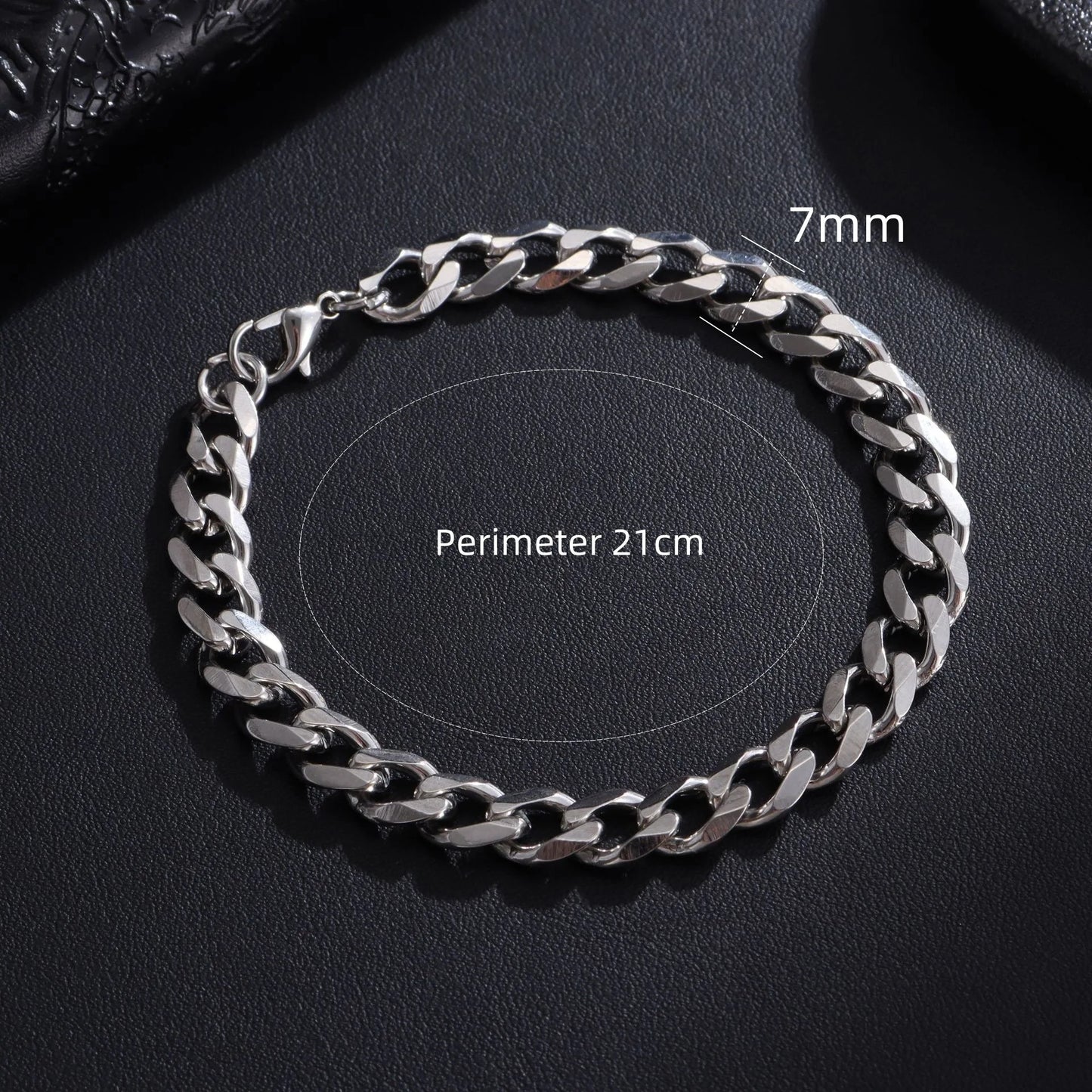 New Trendy Cuban Chain Bracelet – Stainless Steel Men & Women Jewelry Gift (3/5/7/9mm)