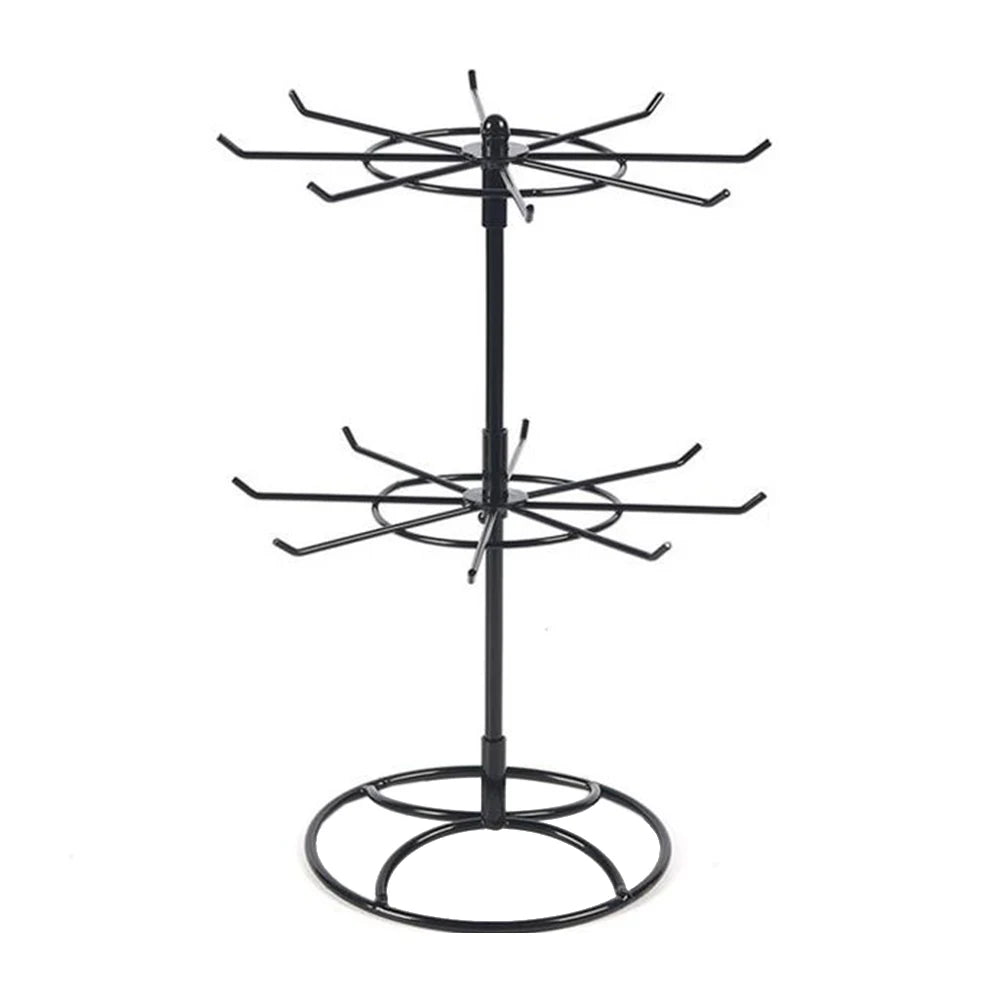 Rotating 2-Tier Jewelry Display Stand