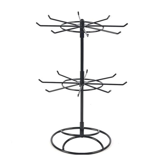 Rotating 2-Tier Jewelry Display Stand