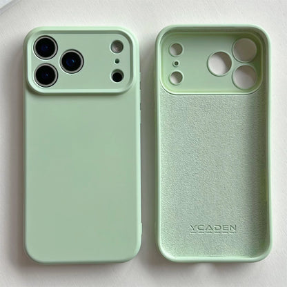 Shockproof Bumper For iPhone 17 Air New For iPhone 17 Pro Max Case For Apple iPhone 17 Pro Cover Yellow Liquid Silicone Rubber