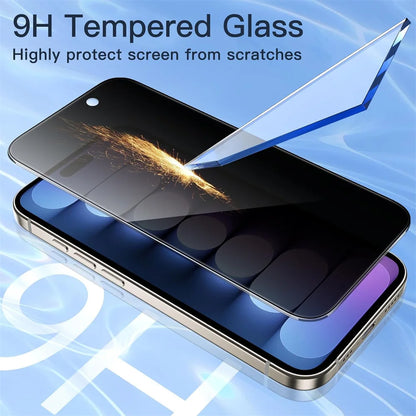 1~4PCS Anti-Spy Glass For iPhone 17 16 15 14 13 Pro Max Privacy Screen Protector & Camera Protection Film For iPhone 15 12 11 Pr
