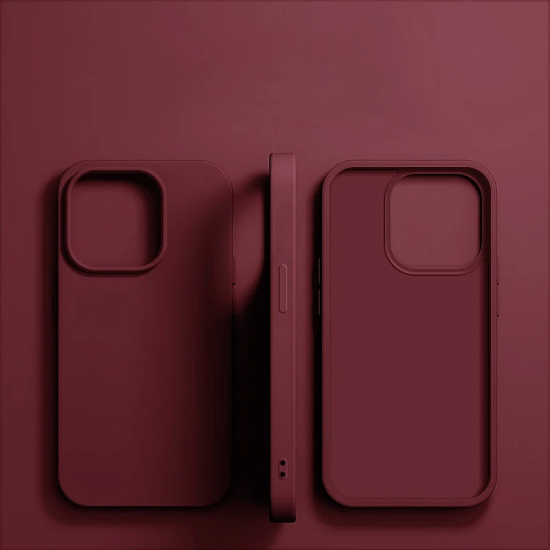 Liquid Silicone iPhone Case — Slim Anti-Scratch Cover
