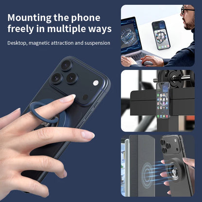 2026 New Double Sided Magnetic Phone Stand For MagSafe - Strong Magnet, Folding Holder For IPhone Android Accesories