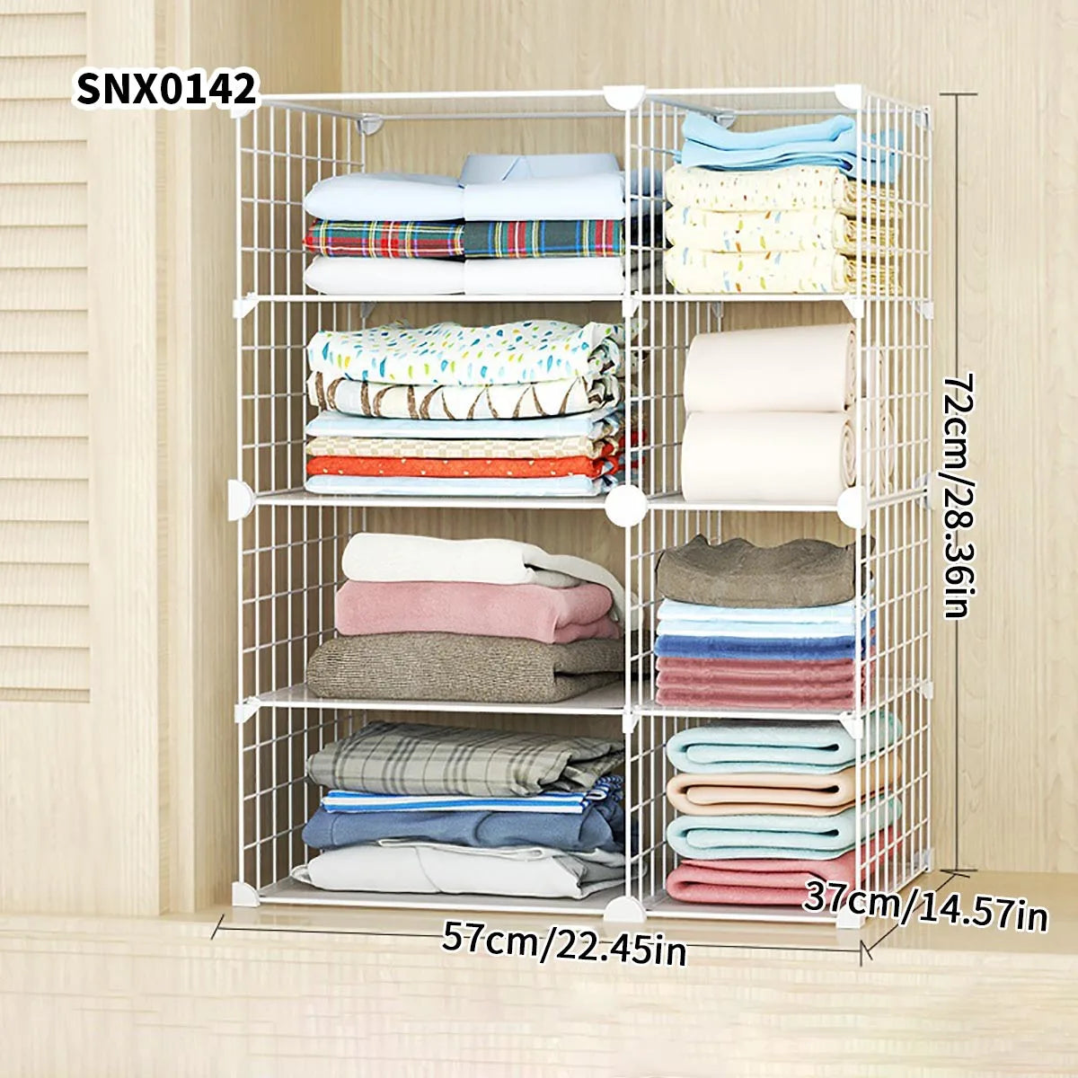 Clothing Layered Storage Wardrobe Partition Rack Hanging Closet Cross Partition Vertical Student Dormitory Cabinet Layered Rack