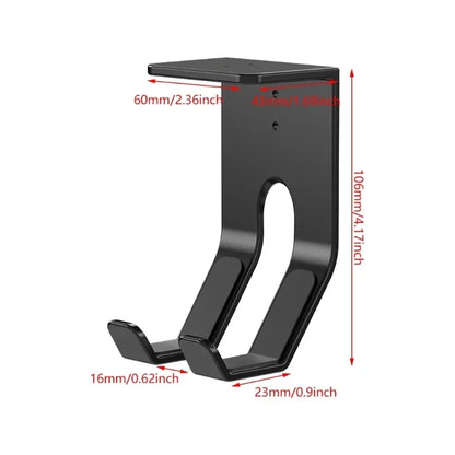 2pcs/4pcs ABS Under Table Game Controller Rack Game Console Storage Base Headset Holder Stand for Sony Xbox Switch PS5/PS4 Mount
