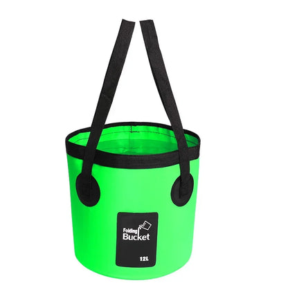 12L 20L Bowl Sink Washing Bag Car Wash Bucket Portable Outdoor Travel Foldable Water Multifunction Folding
