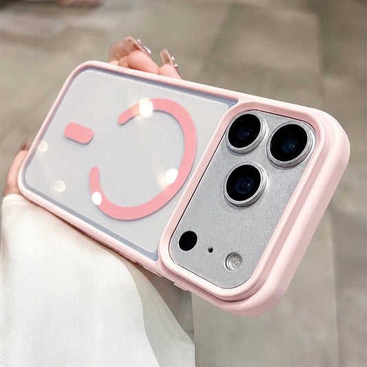 Clear Magnetic Phone Case With Soft-Touch Shockproof Bumper, Acrylic Transparent Back Cover, Raised Camera Protection, Wireless Charging, For iPhone 17 Pro Max/17 Air/16/15/14/13/12/11/XS/X Series