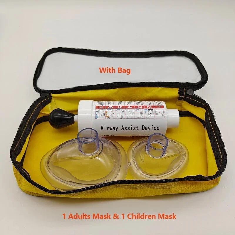 Simple Asphyxia Training Devices Respiratory Rescue Choking Device Anti-Choking Adults Kids Airway Suction Rescue First Aid Kits