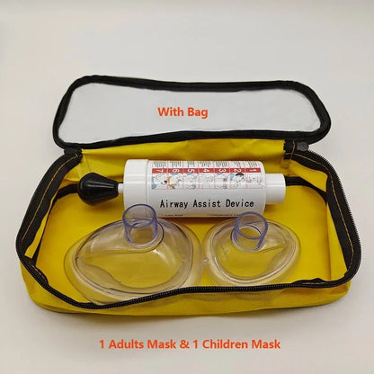 Simple Asphyxia Training Devices Respiratory Rescue Choking Device Anti-Choking Adults Kids Airway Suction Rescue First Aid Kits