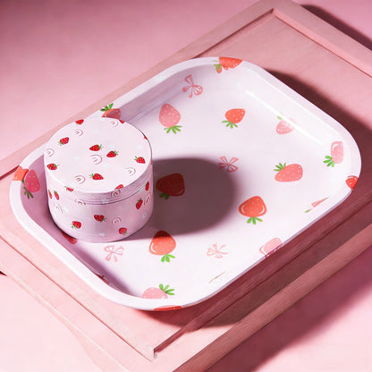 1/2 Pieces Pink Burn Book Grinder and Rolling Tray
