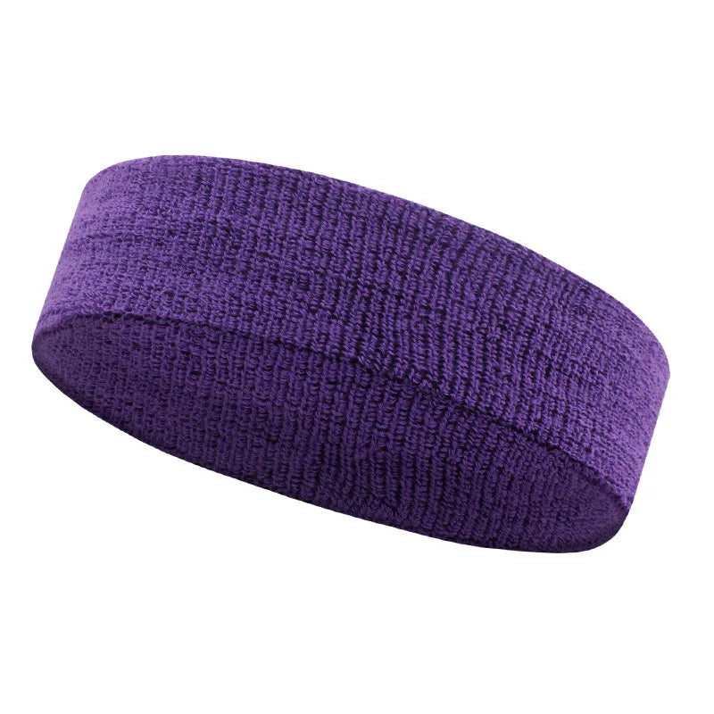 AOLIKES 1PCS Sweatbands Sports Headband - Terry Cloth Moisture-Wicking Sports Towel Headband for Tennis,Basketball,Running,Gym