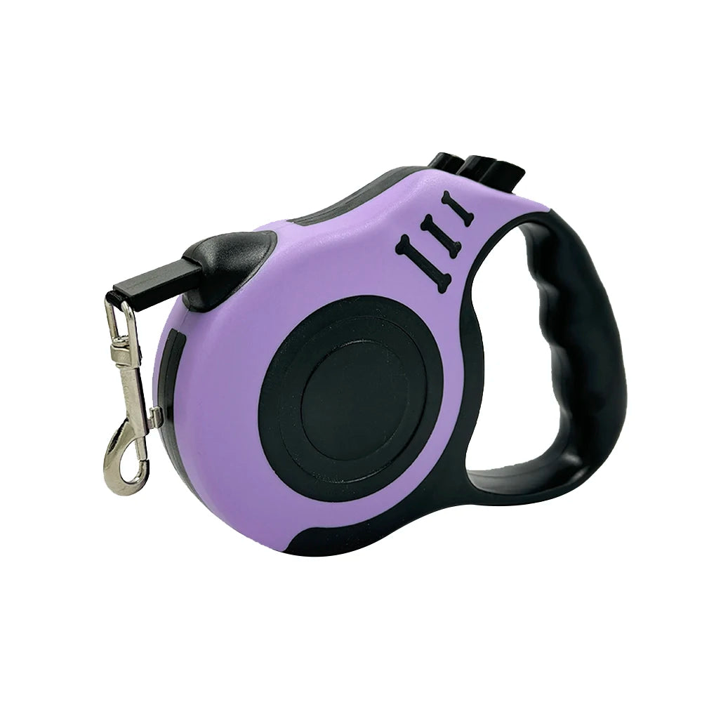 Retractable Dog Leash – 3m & 5m Nylon Lead for Small & Medium Dogs