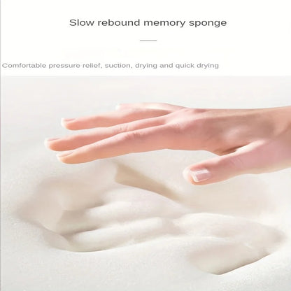 Non-Slip Absorbent Bath Mat — Quick-Dry Bathroom Floor Mat