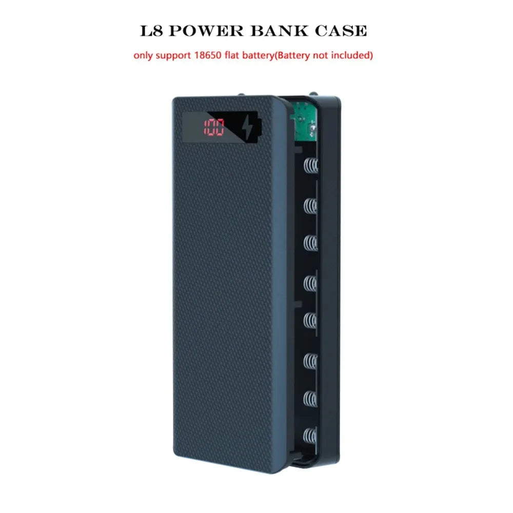 18650 Battery Holder DIY Shell Dual USB Type C Charge Powerbank Case for iPhone Xiaomi 18650 Battery Power Bank Case Storage Box