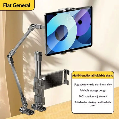 Adjustable Tablet Stand 360-degree Rotation 3 Sections Arms Bedside Phone Holder for 5-12Inch Phone Ipad Pro Mini for Xiaomi