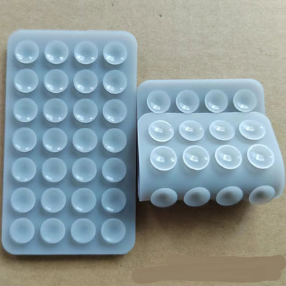 Double-Sided Silicone Suction Cup Phone Holder 28 Pads Universal Stand for Tablet & Charger