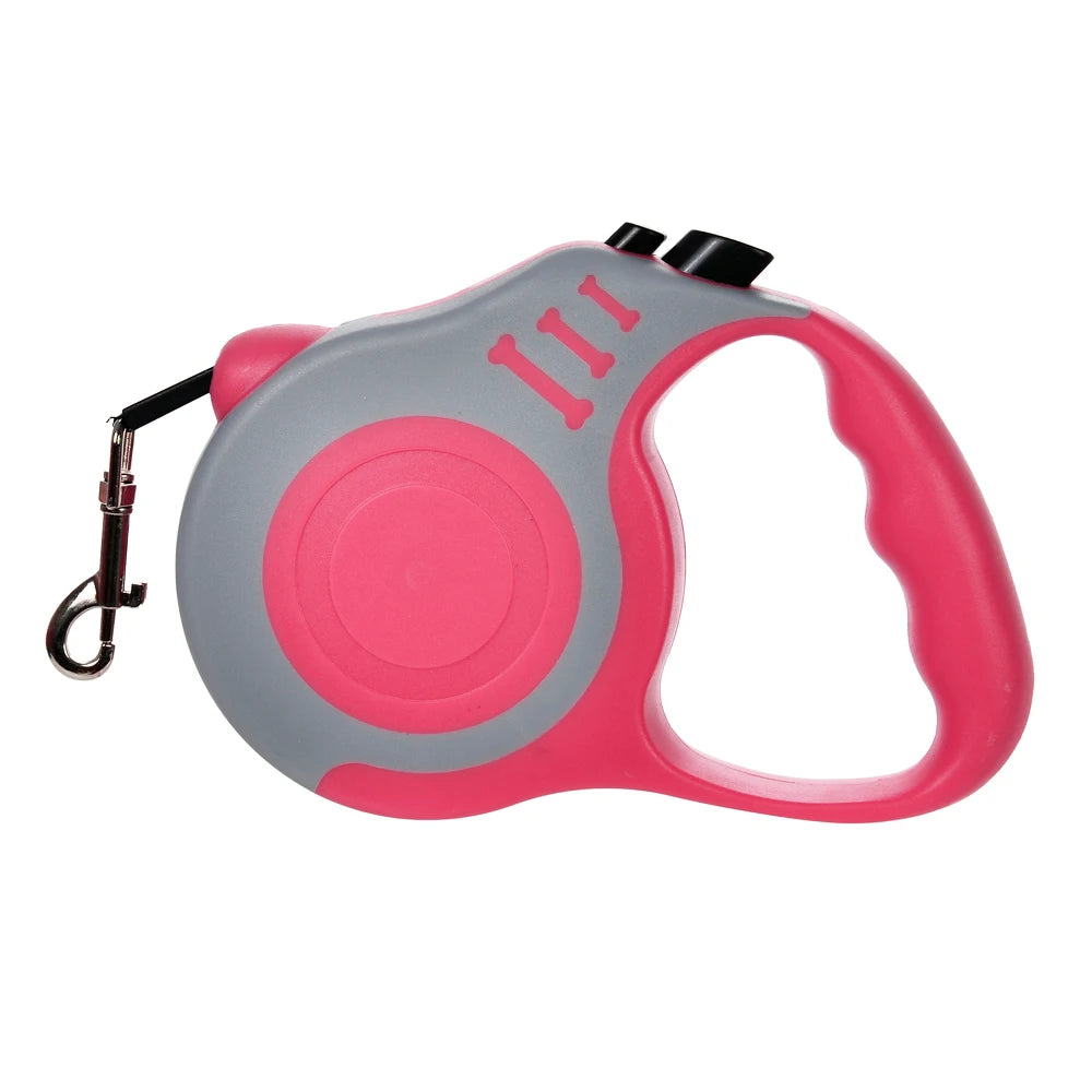 Retractable Dog Leash – 3m & 5m Nylon Lead for Small & Medium Dogs
