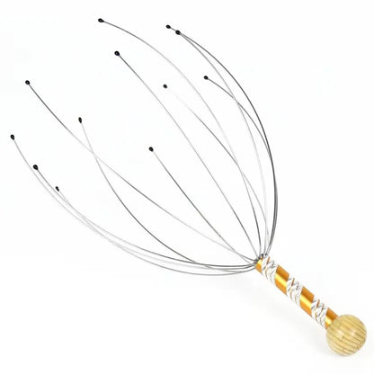 Octopus Scalp Massager – Stainless Steel Head Relaxer