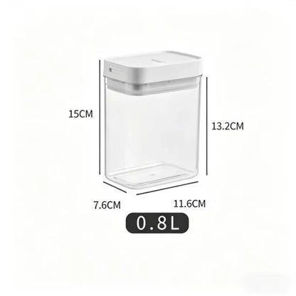 Transparent Plastic Grain Seal Tank Spaghetti Storage Container Moisture-Proof Snack Jar Kitchen Food Tank Pasta Storage Box