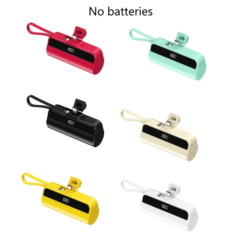 Portables Charge Casing TypeC Power Bank Housing Charging Quick 22.5W Charging, Easy to Read Battery Display