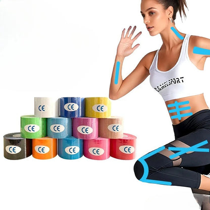 Waterproof Kinesiology Tape for Sports and Muscle Recovery