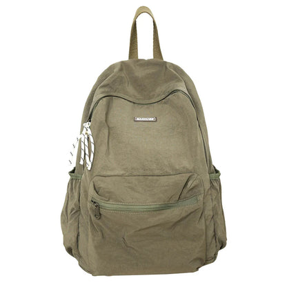 2025 New Foldable Backpack for Women, Large Capacity Backpack, Simple Korean Version Computer Backpack